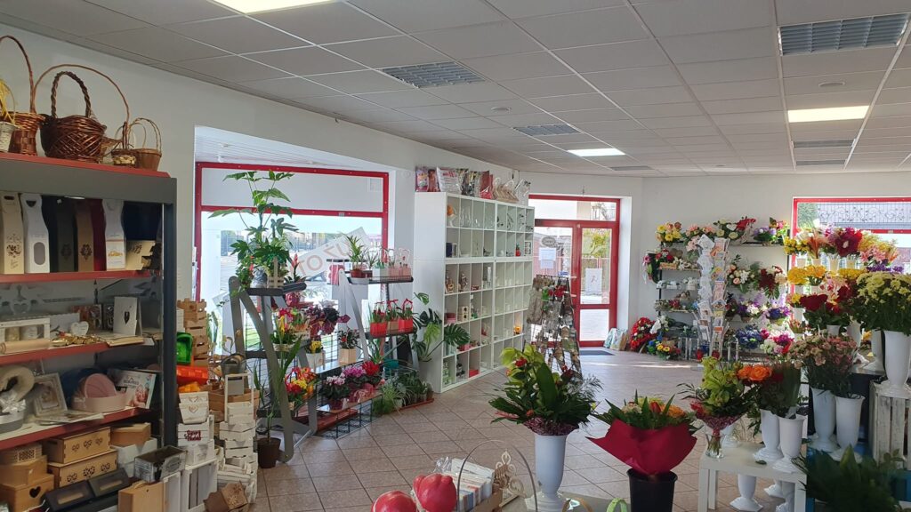 Kwiaciarnia w środku - Nowy Sącz